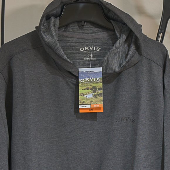 Orvis men Northpoint pullover hoodie XL XXL L M GRAY - Picture 8 of 10